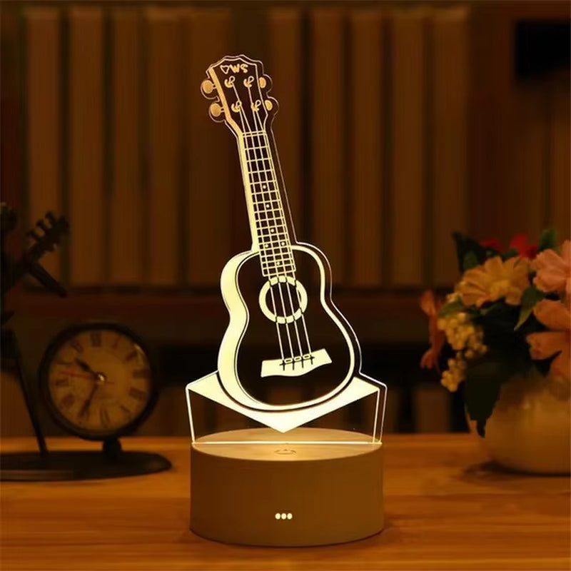 LED Night Light Note Board Message Board with Pen USB Power Decor Night Lamp Gift for Children Girlfriend Decorative Night Lamp