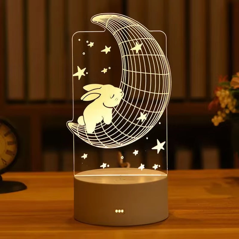 LED Night Light Note Board Message Board with Pen USB Power Decor Night Lamp Gift for Children Girlfriend Decorative Night Lamp